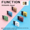 DMiotech 3 Pack Automatic Mini Reset Fuse, 14V DC 5A