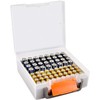 FULLCASE Battery Storage Organizer Holder Holds 72 AA AAA Batteries,