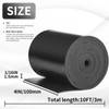OUKMAO Solid Neoprene Rubber Sheet 100mm(W) x1.5mm(T) x3m(L) Neoprene Rubber