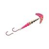Mack's Lure Double Whammy Kokanee Pro, Silver Sparkle Flo Ruby/Flo