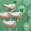 PullCrease 6 Pcs 28.3'' Mallard Duck Shaped Foil Balloons for