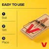 Victor M156-20 Metal Pedal Sustainably Sourced Fsc Wood Snap Mouse