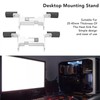 Water Pump Bracket Silver Aluminum Alloy Desktop Mounting Stand for