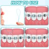 Seewey 1000 Pcs Dental Floss Threaders Deep Clean Floss for