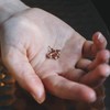 Philip Jones Rose Gold Plated Round Solitaire Set Created with