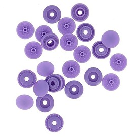 Bohin Snap Fasteners, Mauve, 9mm