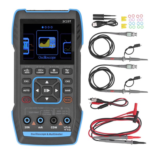 Multímetro de Osciloscopio Digital Multímetro Generador de Forma de Onda