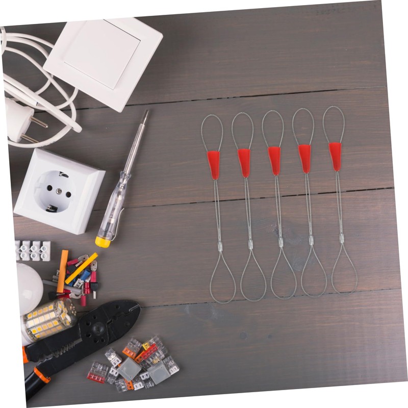 Gatuida 5pcs Cable Traction Puller and Fish Tape Fastener Tool