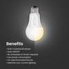 Feit Electric LED Dusk to Dawn Light Bulb, A21 100W
