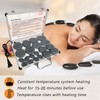 MINGJISHIYE Hot Stone Massage Set, 20 Pieces of Basalt Massage