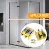 50mm Wide Shower Door Bottom Guide Sliding Shower Door Bumpers