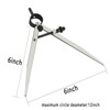 DemJamr 6 Inch Adjustable Lockable Steel Divider Wing Leather Compass