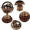 collectiblesBuy Handmade Brass Armillary Sphere Globe Clock Spherical Astrolabe Vintage