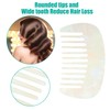VOCOSTE Hair Comb Wide Teeth Anti-Static Pocket Comb for Thick