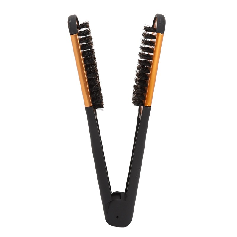 Clamp Hair Brush Spring Elasticity Softness Beard Breathability Double Sided