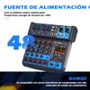 BOMGE 6 Channel mini DJ Audio sound mixer console with