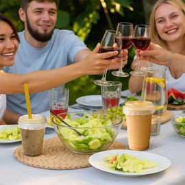 600 PACK White Drink Leak-Proof Cap Lid Liners, Round Sealing Paper Pads, Waterproof Spill Proof Paper for Disposable Plastic Drink Cup, Milk Tea Coffee Beverage Cup Leak Proof Film Sealing Film