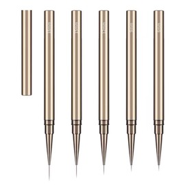 Fine Nail Art Liner Brush Set, Pinceles de Rayas para Trazos Cortos, Detalles, Mezclas, Líneas Alargadas con Diseño Ergonómico Nail Art Pen Nail Drawing Pen Nail Paint Pen Nail