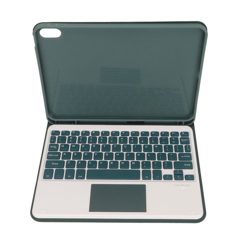 Tablet Case with Magnetic Keyboard Pencil Holder Touchpad for IOS
