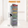 Yuuchoringee 6-Shelf Weekly Clothes Organizer for Kids Days of The