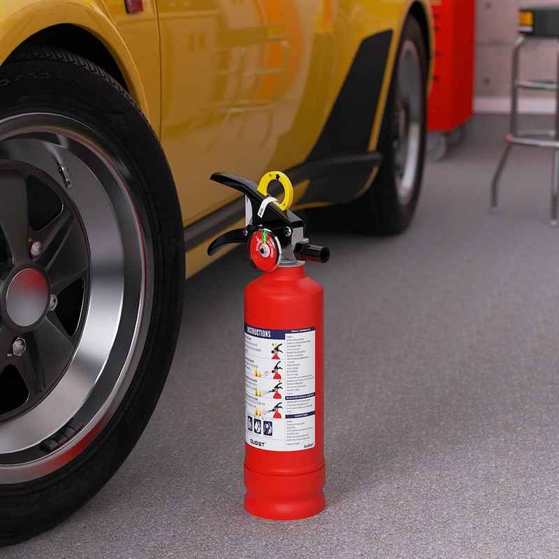 Ougist ABC Fire Extinguisher for Home & Vehicle - 2.5