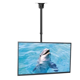 Suptek Ceiling TV Mount Fits Most 26-65 inch LCD LED Plasma Panel Display with Max VESA 400x400mm Loaded up to 45kg/100lbs Height Adjustable MC4602