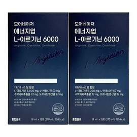 More Nature 모어네이처 에너지업 L 아르기닌 6000 18ml x 15포 2개 / 써클