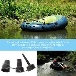 Songholee Electric Air Pump Rozzles, Portable Quick Fill Perfect Inflation Nozzles, Outdoor Camping Nozzles (2 Sets)