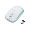 Elecom M-IR07DRGN Wireless Mouse, Includes Receiver, Size M, 3 Buttons,