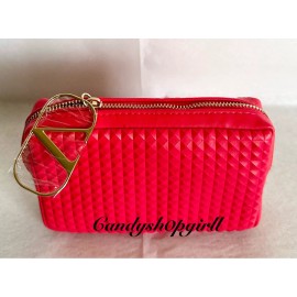 Valentino Beauty NEW VALENTINO Beauty Red Studded Makeup Pouch Cosmetic Pouch