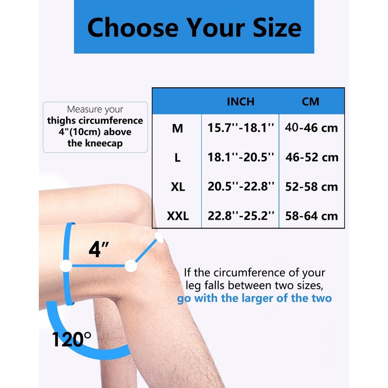 ABYON Knee Support for Women, Adjustable Knee Support with 4