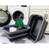 SAMMART 42L Collapsible Plastic Laundry Basket - Foldable Pop Up