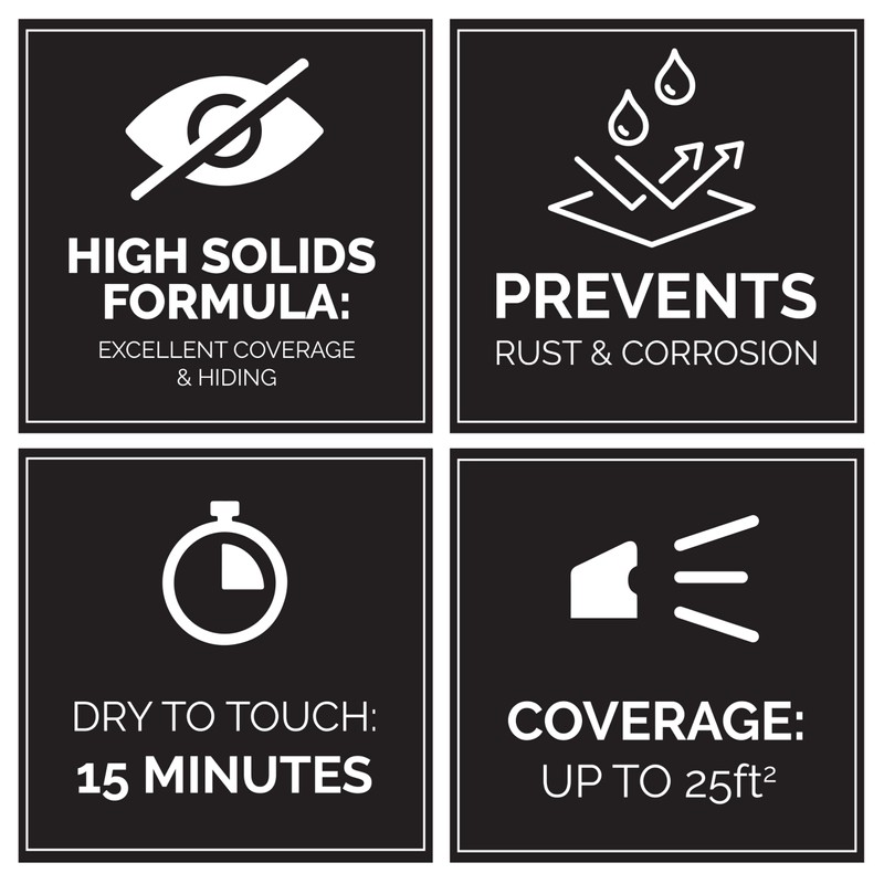 METAL-CLAD Paints For Industry Industrial Enamel, Aerosol Spray Paint -