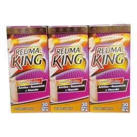 Ruma King 30cápsulas Pack De 3 Piezas Reforzado Con Cúrcuma                                                                                           