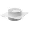 Ø 100mm / 4 inch Ventilation Wall Flange with Backdraught
