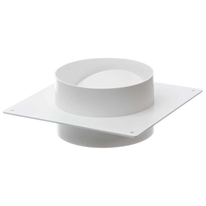 Ø 100mm / 4 inch Ventilation Wall Flange with Backdraught