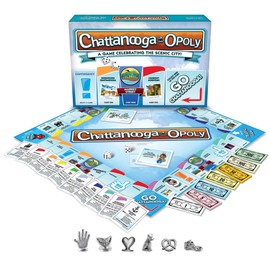 Late For The Sky: Chattanooga-Opoly - City Themed Family Board Game, Opoly-Style Game Night, Traditional Play Or 1 Hr Version, Ages 8+, 2-6 Players