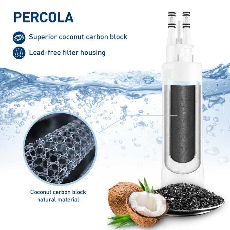 PERCOLA 7023812 Water Filter Compatible with Sub-zero 7023811, 7023812, 7005017,
