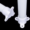 PVC Flange Cap for Pipes 3/4" (10-Pack), Furniture-Grade Table Leg
