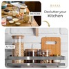 DOESS Spice Rack- Kitchen Rack-Hangable Kitchen Rack-Kitchen Cabinet Organizer-Spice Jar