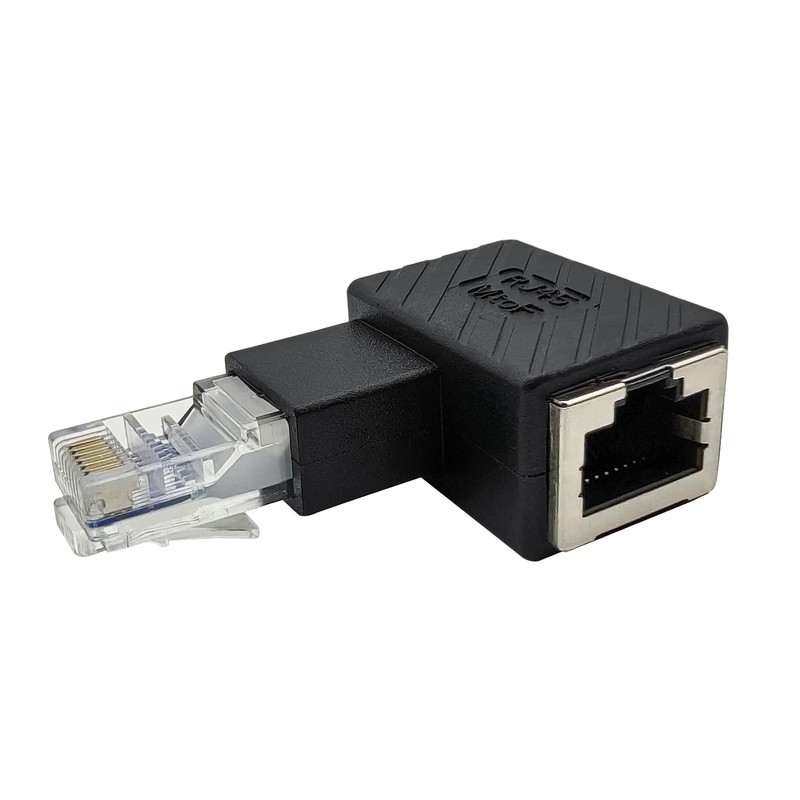 iYueMps RJ45 Ethernet Adapter, 2Pack Cat5 Cat5e RJ45 Male to