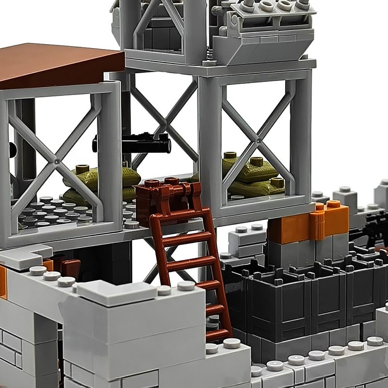 ZHX Military Base Building Brick Set for Army Minifigure War