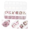 Healvian Flatback Nail Irregular Shaped Multi-Style Decorative Diamonds for Manicure
