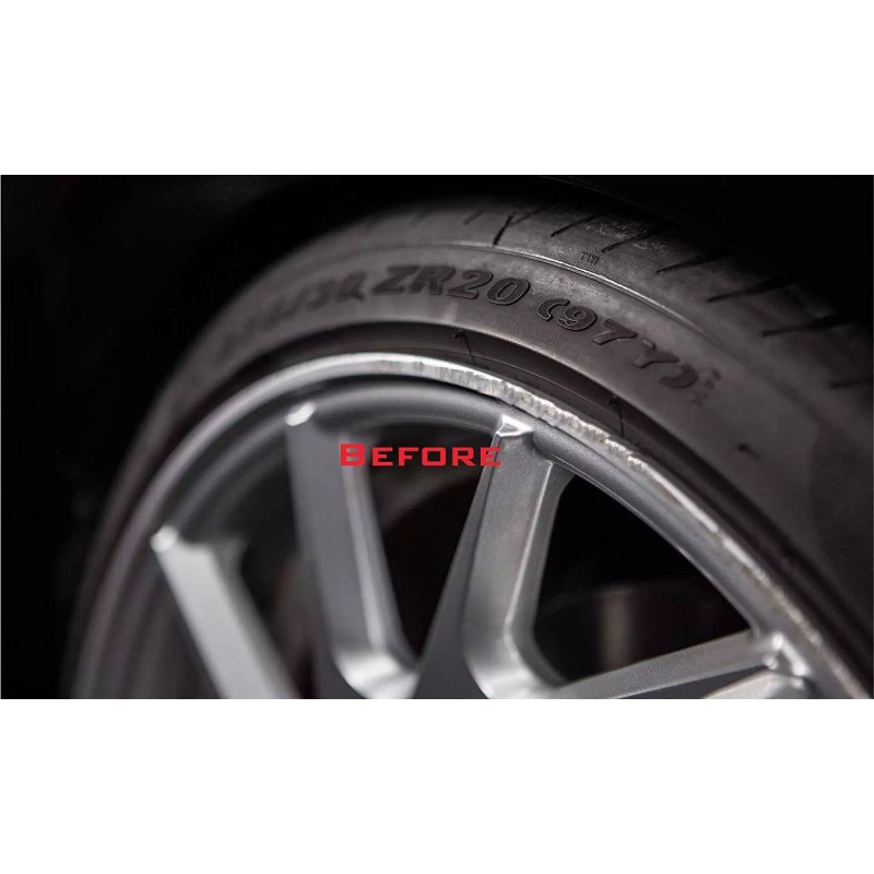 Wheel Scratch Fix Light Silver Wheel Scratch Fix Curb Rash