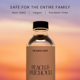 The Magic Scent Peach & Patchouli Essential Oil - HVAC, Cold-Air, & Ultrasonic Fragrance Oil - Toxin-Free Artisan Essential Oils for Diffusers Aromatherapy - 4 fl oz, 120 mL