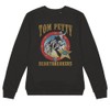 Popfunk Tom Petty Way Out West Women's Crew Sweatshirt, Black,