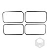 Generic Car Outside Door Handle Frame Trim Decals Sticker Real