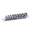 king tony 2509MR Set of Metric Sockets on Rail, Set