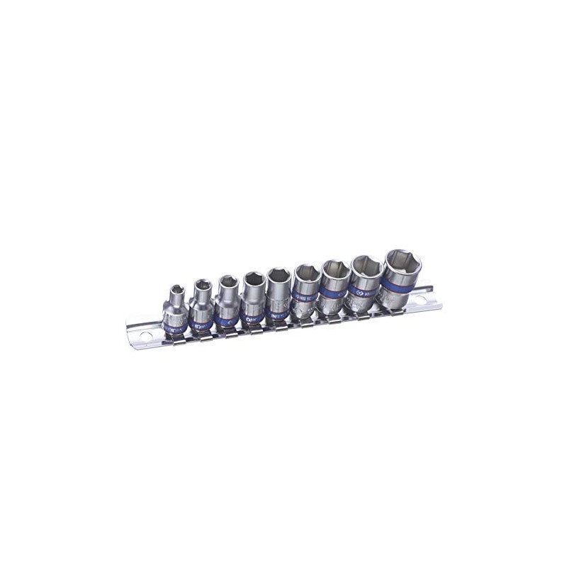 king tony 2509MR Set of Metric Sockets on Rail, Set