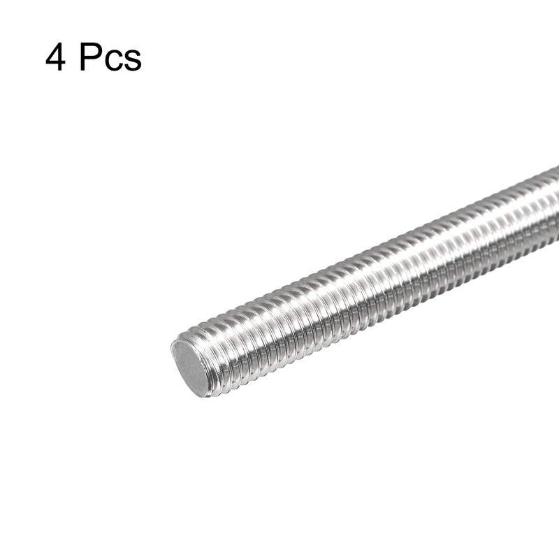 sourcing map Fully Threaded Rod M12 x 200 mm 1.75